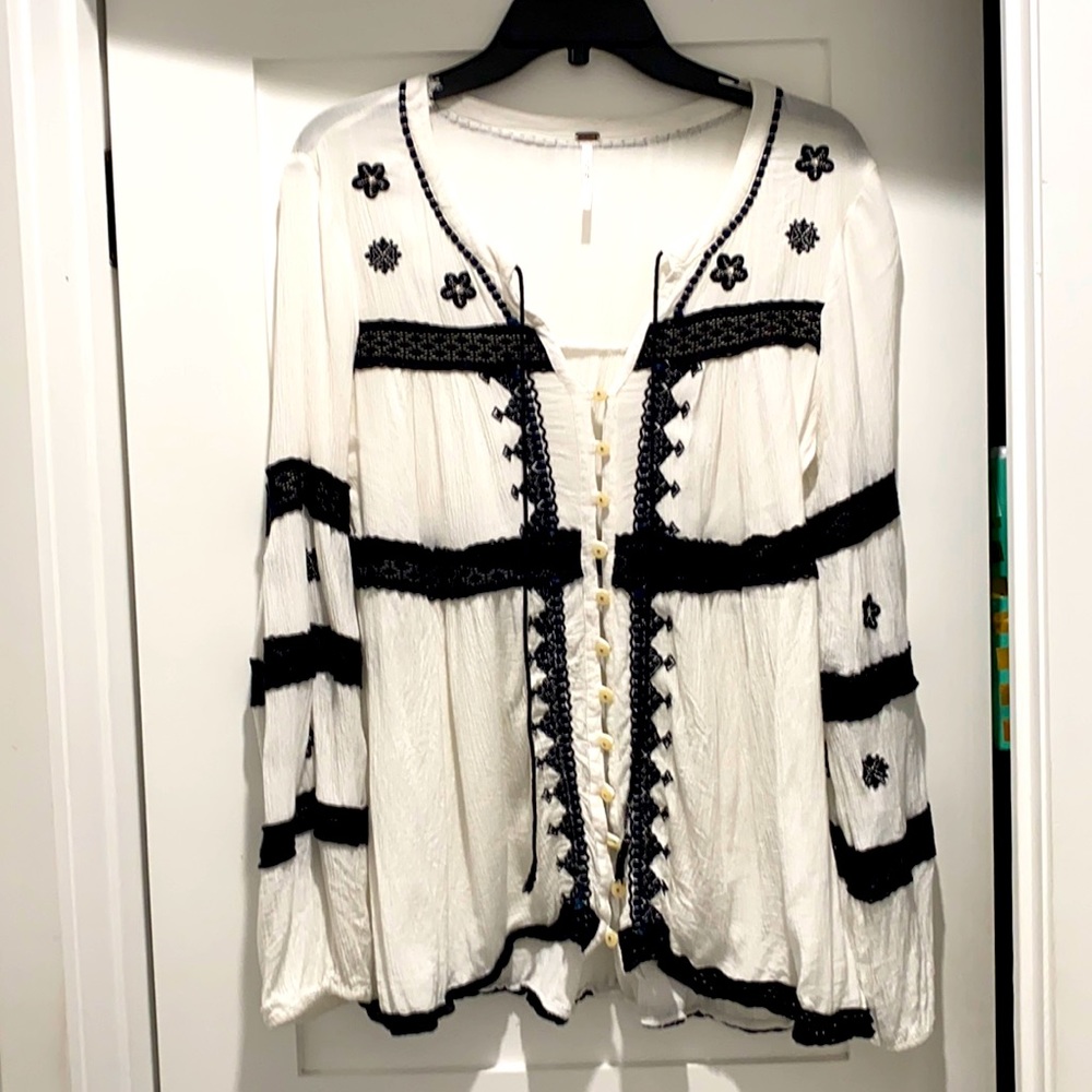 Free People boho chic top